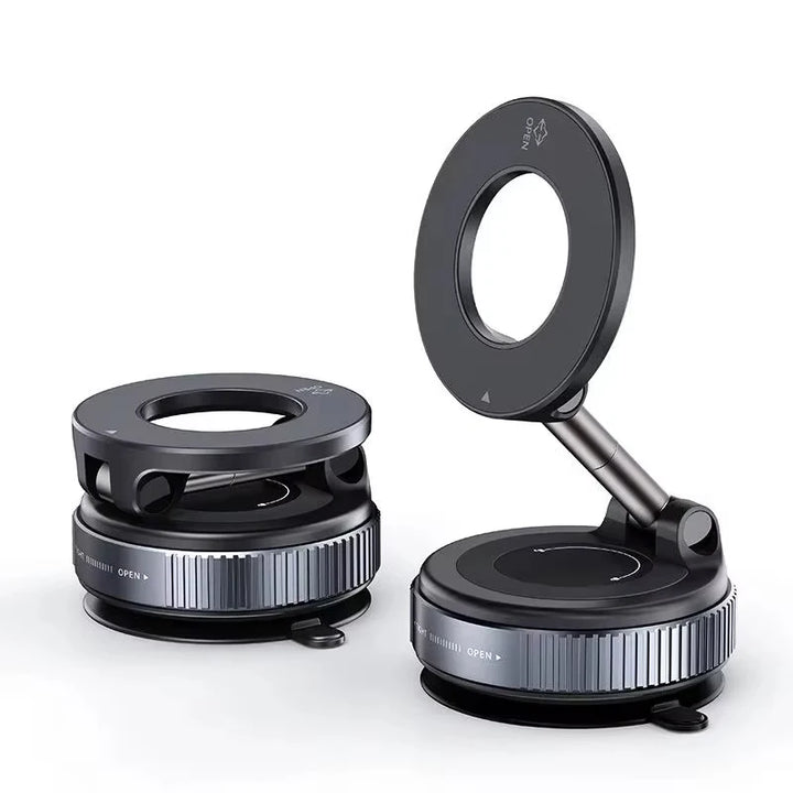 Xiaomi K007 Magnetic Car Mount – 360° Foldable Phone Holder with Strong Vacuum Suction | Universal Stand