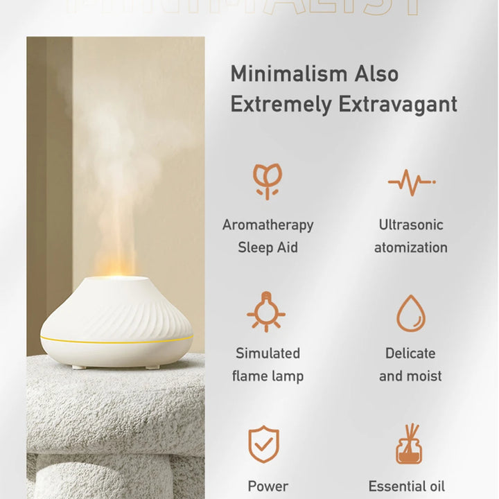 Lanwang Flame Aroma Diffuser – Create a Cozy Ambiance